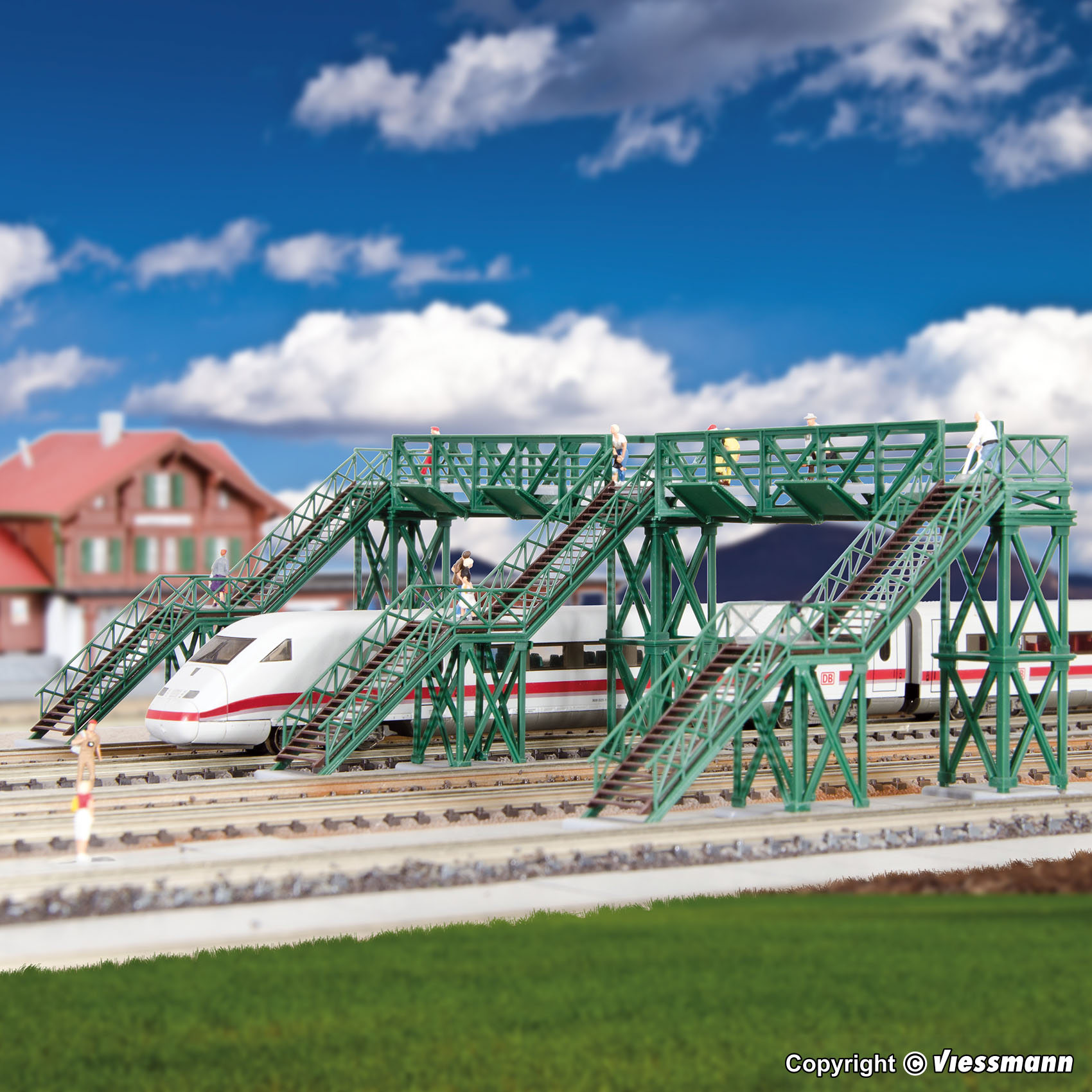 Kibri 37810 Spur N Uebergangssteg, viergleisig     39,95