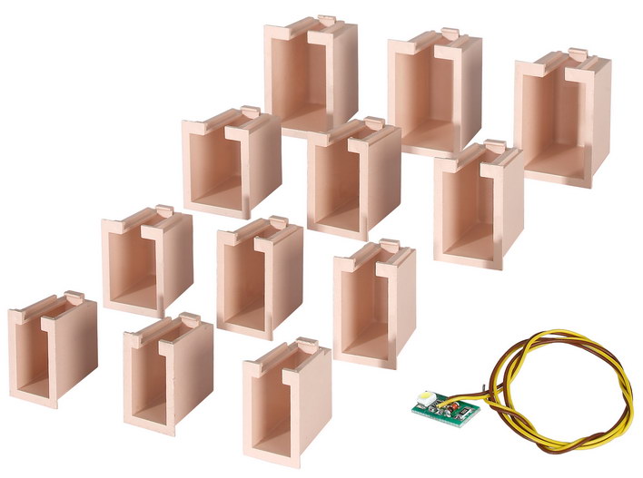Viessmann 6005 Spur Hausbel.-Startset, 12 Boxen    9,95