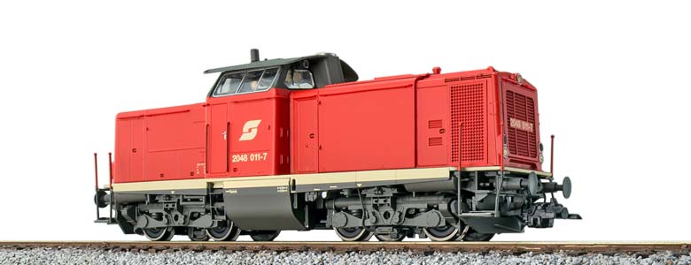 ESU 31574 =+~ Diesellok, H0, V100.10, 2048 011 ÖBB, rot, Ep