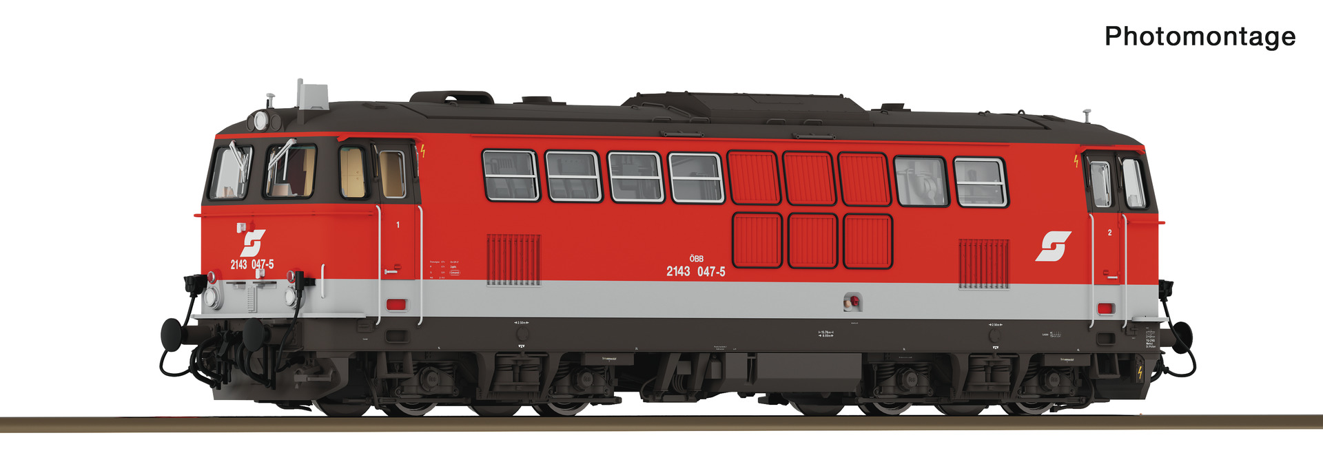 ROCO 7320092 Spur H0 Diesellok Rh 2143 ÖBB AC-Sound AC329,9