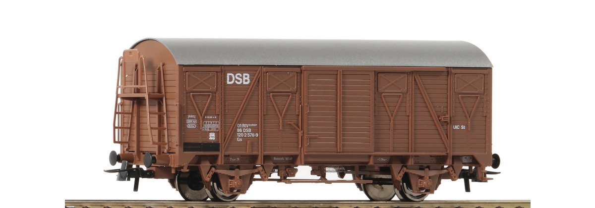 H0 Ged. Güterwagen Gs DSB + Bühne Ep IV #rr2NH2018 [ 025.90]