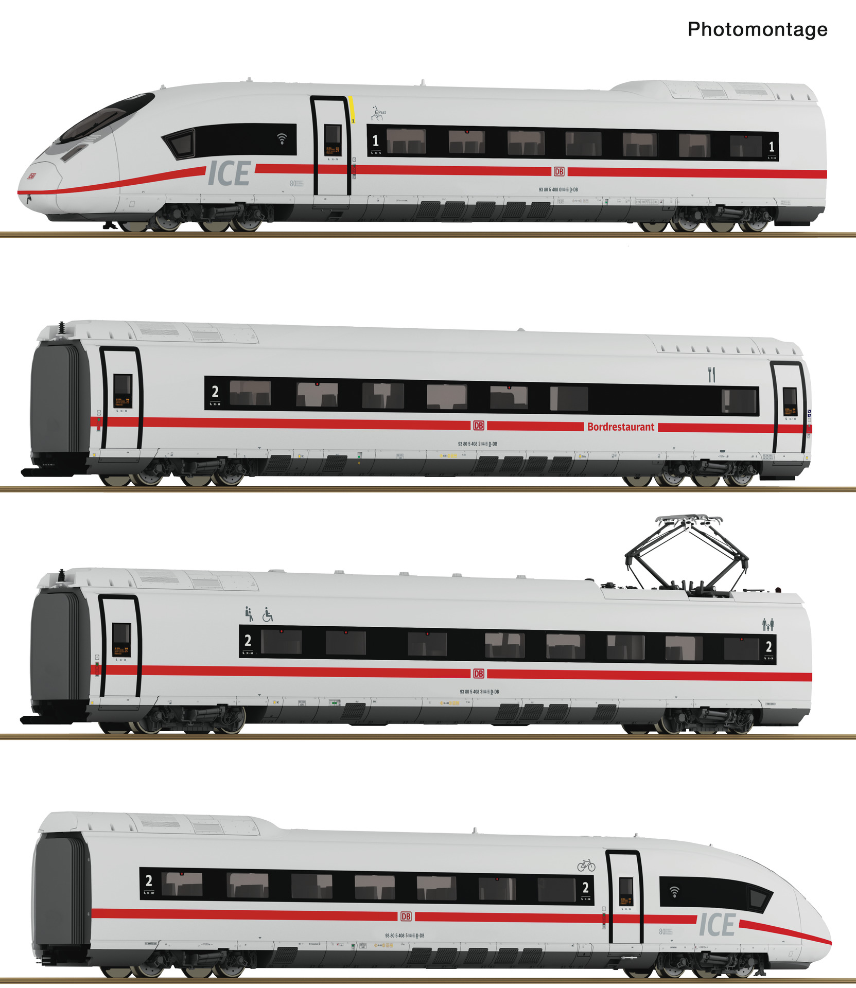 ROCO 7720017 Spur H0 E-Triebzug ICE3neo 4-tlg. AC-Soun679,9