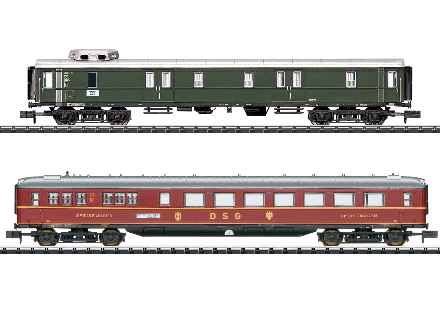 Minitrix 18286 Spur N Schnellzugwagen-Set 1 D 96      119