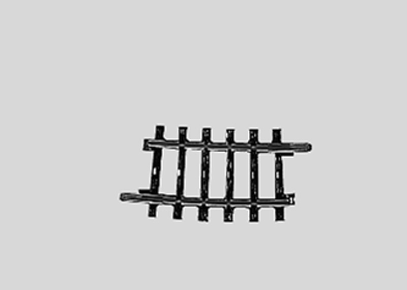 Märklin 2224 Spur H0  Gebogenes Gleis                 4,19