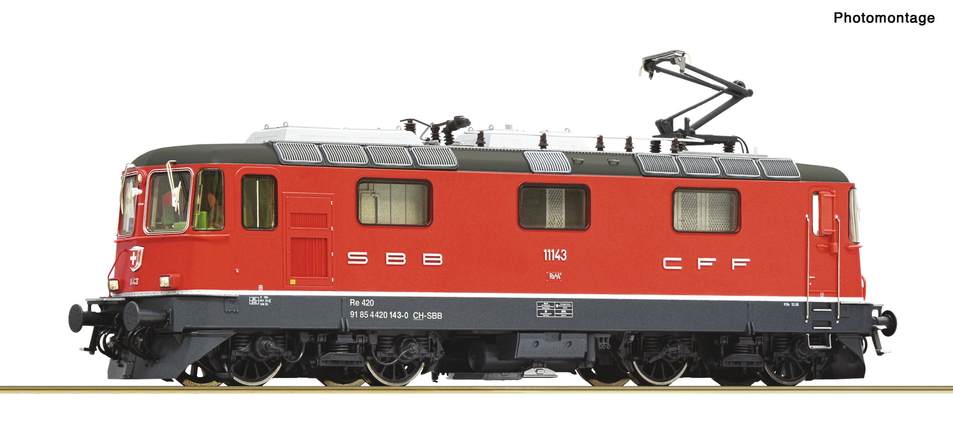 ROCO 7510222 Spur H0 Elektrolokomotive Re 4/4II 11143 439,9