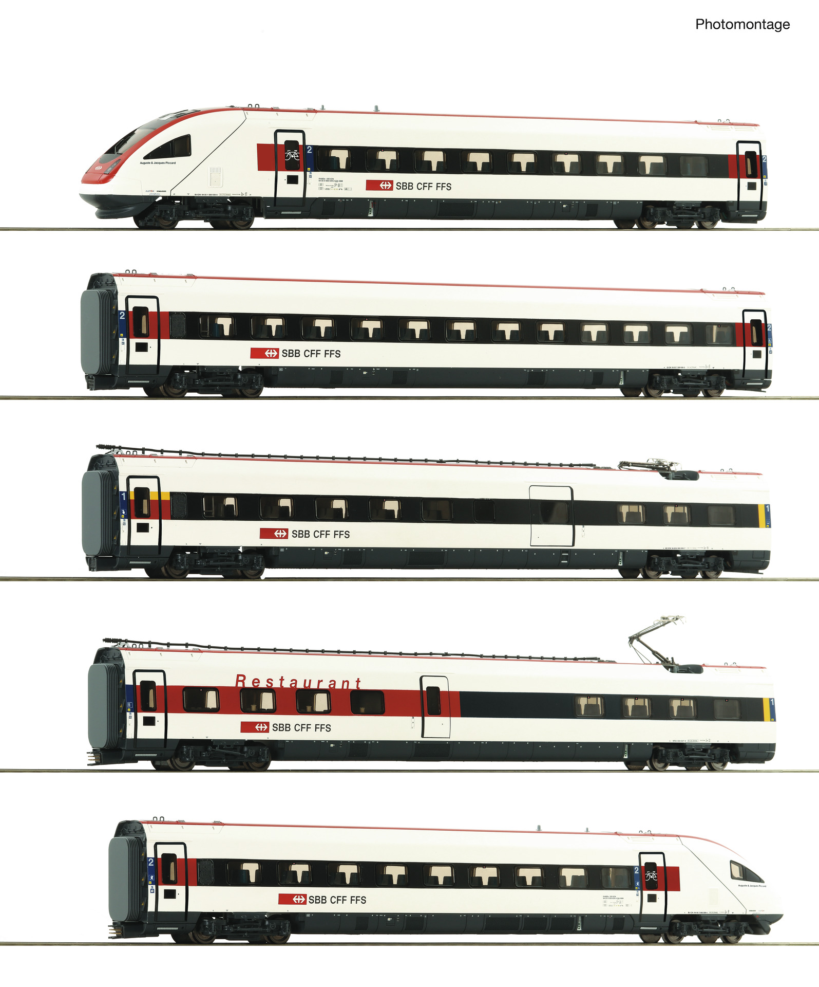 ROCO 7710036 Spur H0 5-tlg. Set: Elektrischer Triebzug849,9