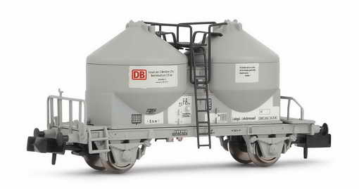 Arnold 6149 Spur N Silowagen Ucs der DB mit Loksand