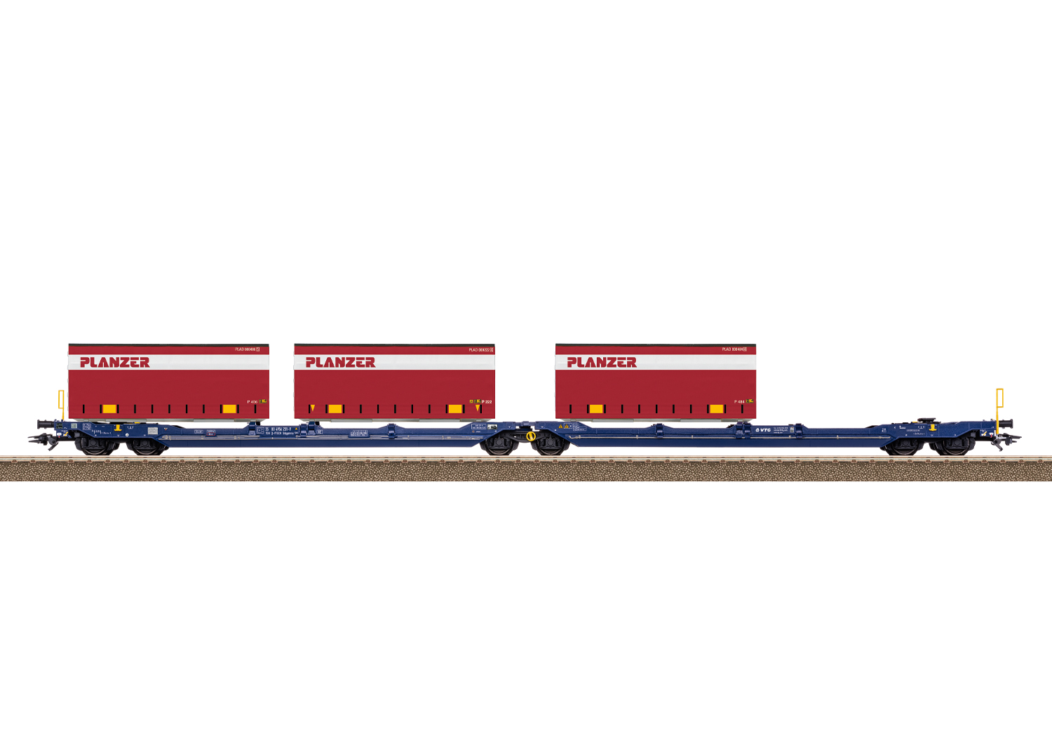 Trix 24474 Spur H0 Doppel-Taschenwagen Sdggmrss       139