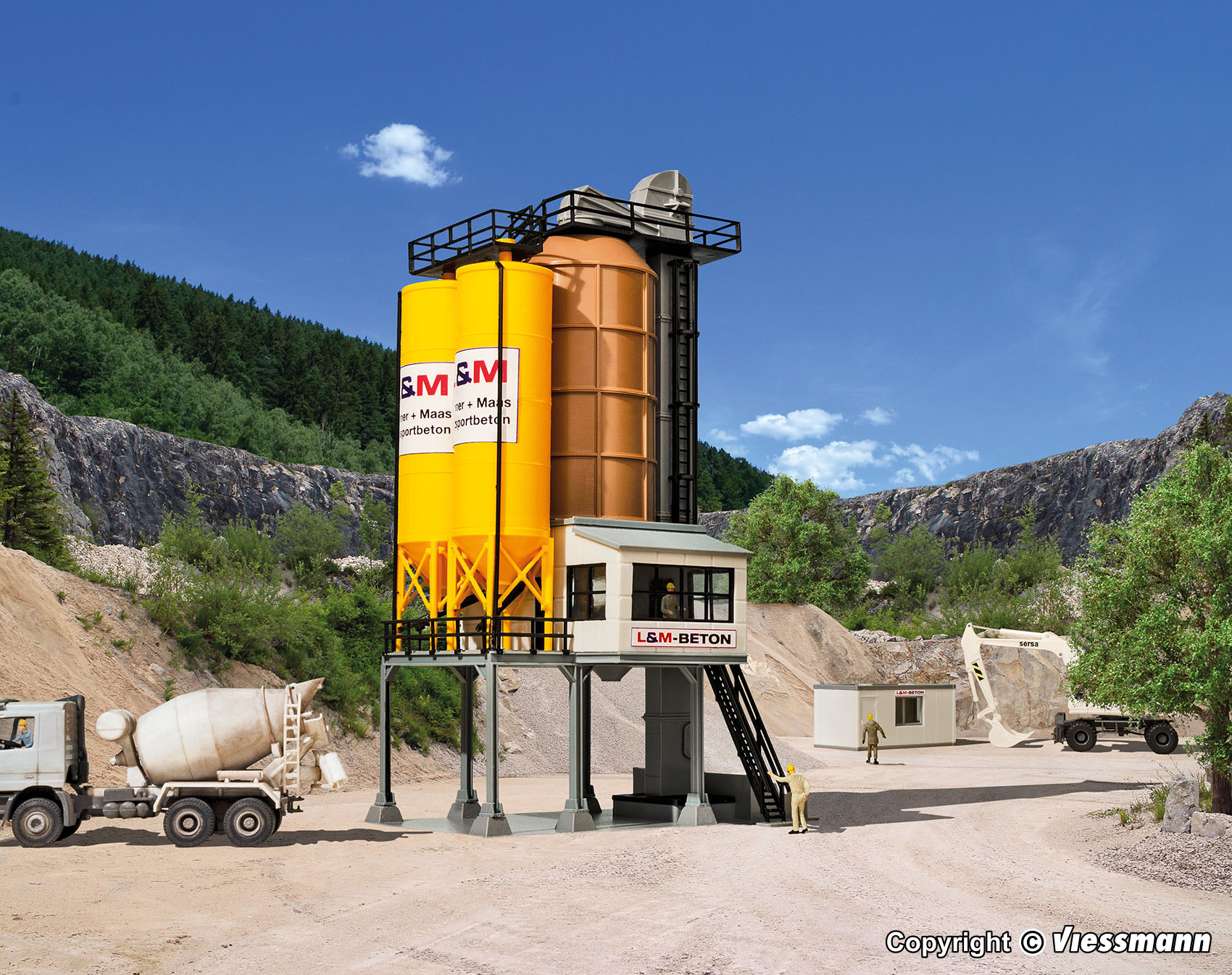 Kibri 39804 Spur H0 Betonwerk                      33,5