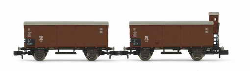 Arnold 6134  Spur N Set 2 gedeckte Güterwagen G10 DB, Ep 3