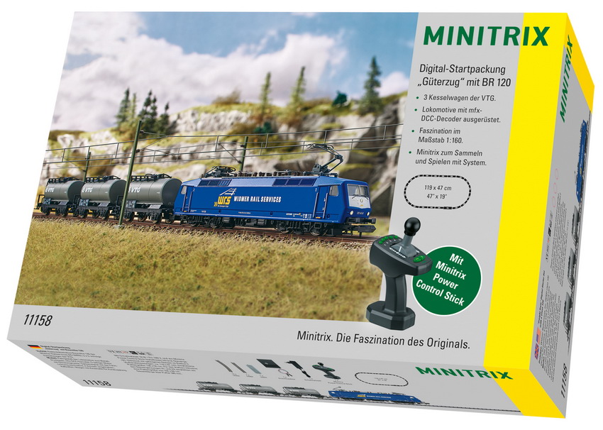 Minitrix 11158 Spur N Digital-Startpackung Güterzug   279,00