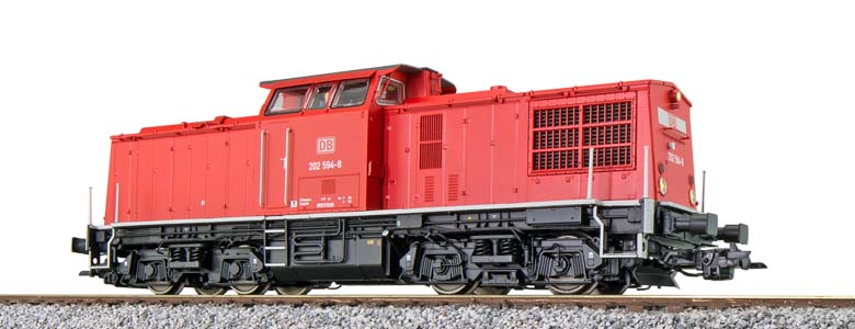 ESU 31762 =+~ Diesellok, H0 V100 DR 202 594 DB verkehrsrot
