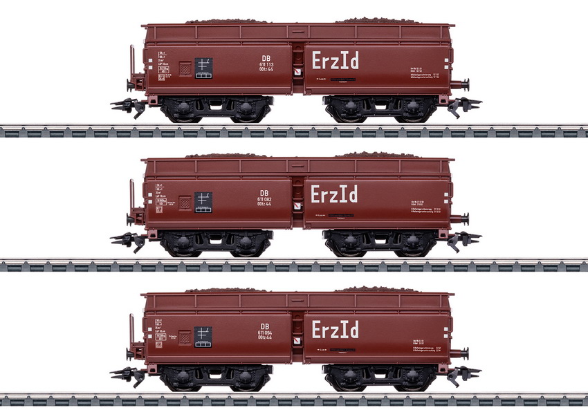 Märklin 46221 Spur H0  Selbstentladewagen-Set Erz Id  129
