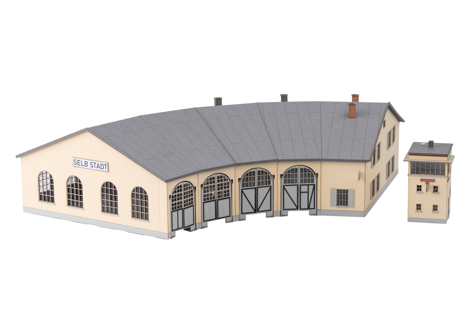 Minitrix 66341 Spur N Bausatz Ring-Lokschuppen Sel    99,99