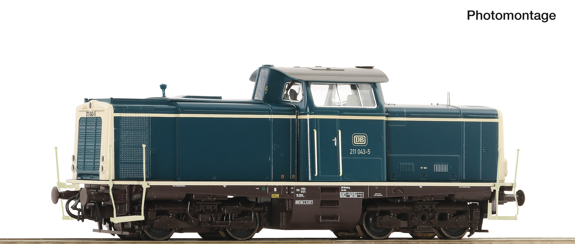 ROCO 7300098 Spur H0 Diesellokomotive 211 043-5 DC    149,9