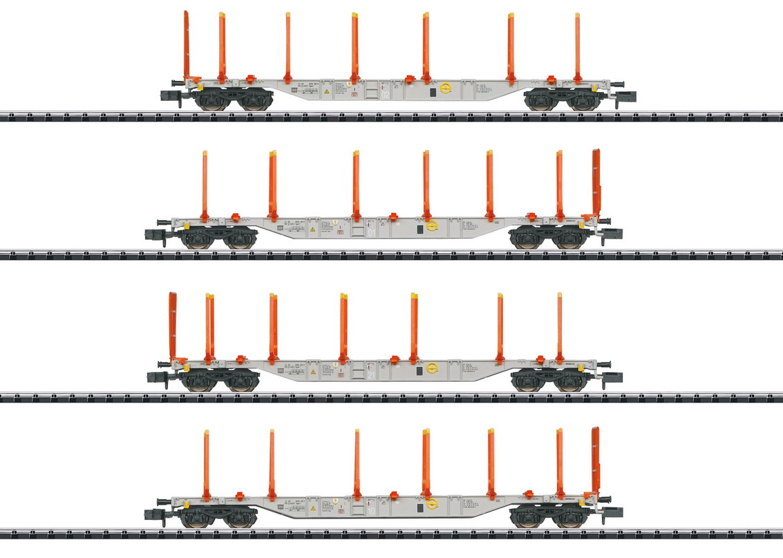 Minitrix 18710 Spur N KLV-Tragwagen-Set Bauart Sgn    179