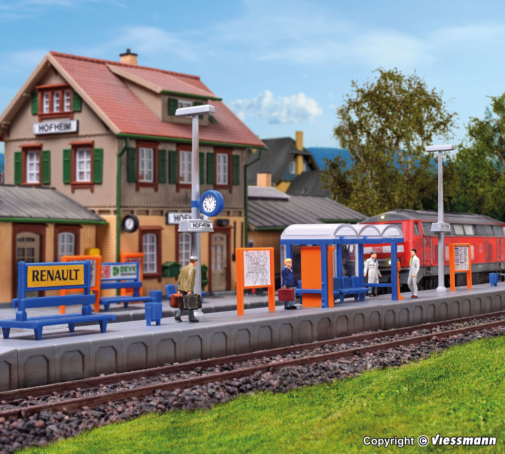 Kibri 39558 Spur H0 Bahnsteig Hofheim              27,5
