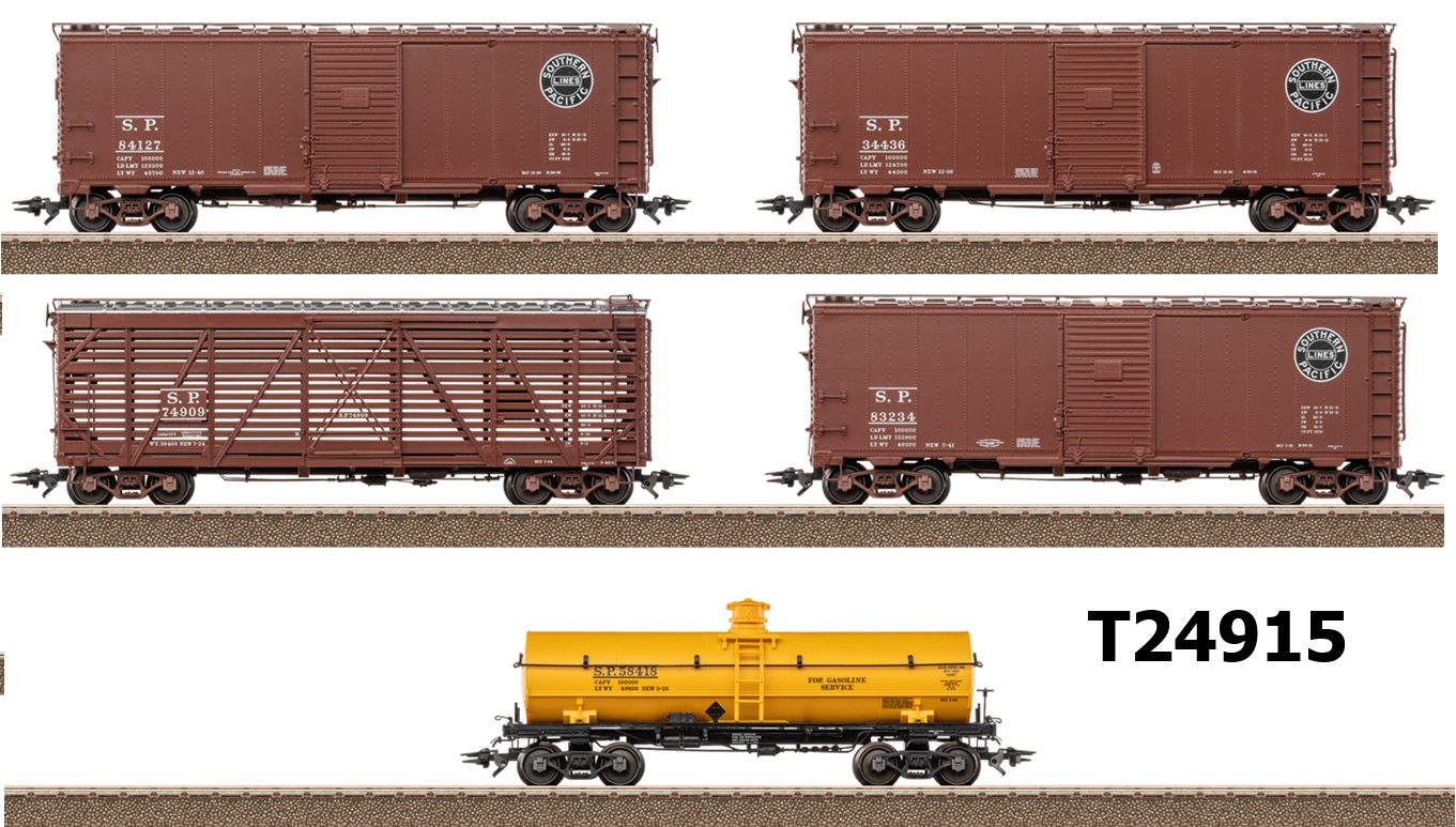 Trix 24915 Spur H0  Güterwagen-Set Southern Pacific