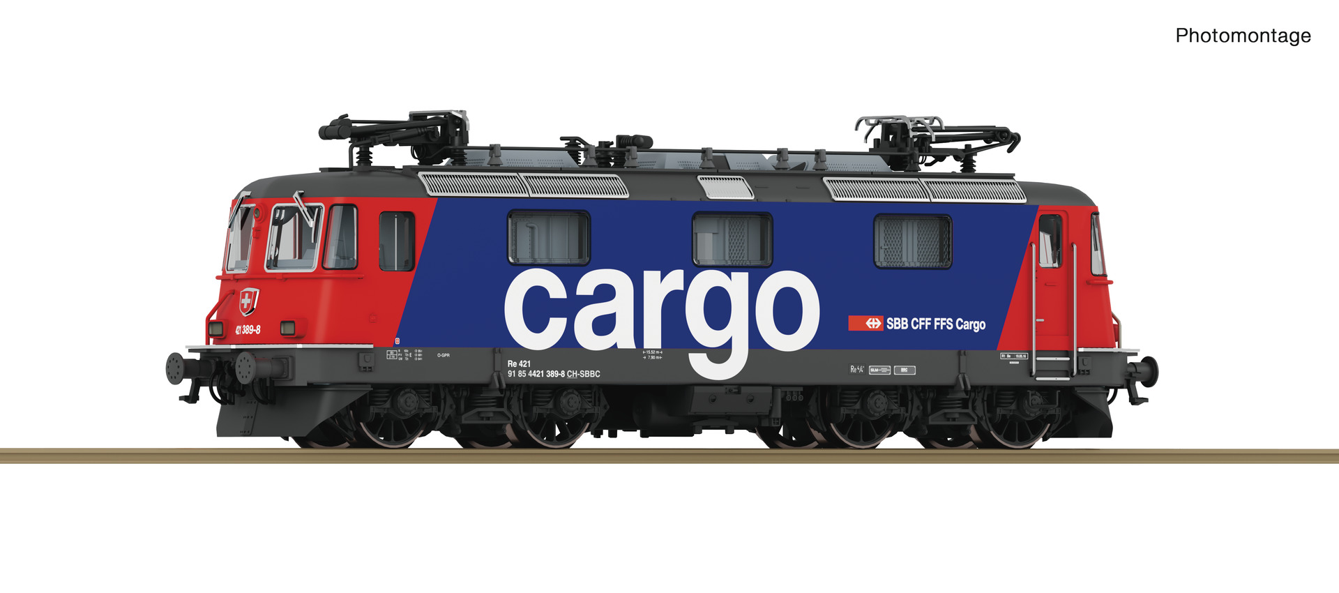 FLEISCHMANN 732472 Spur N  E-Lok Re 421 SBB Cargo DCC-Sound