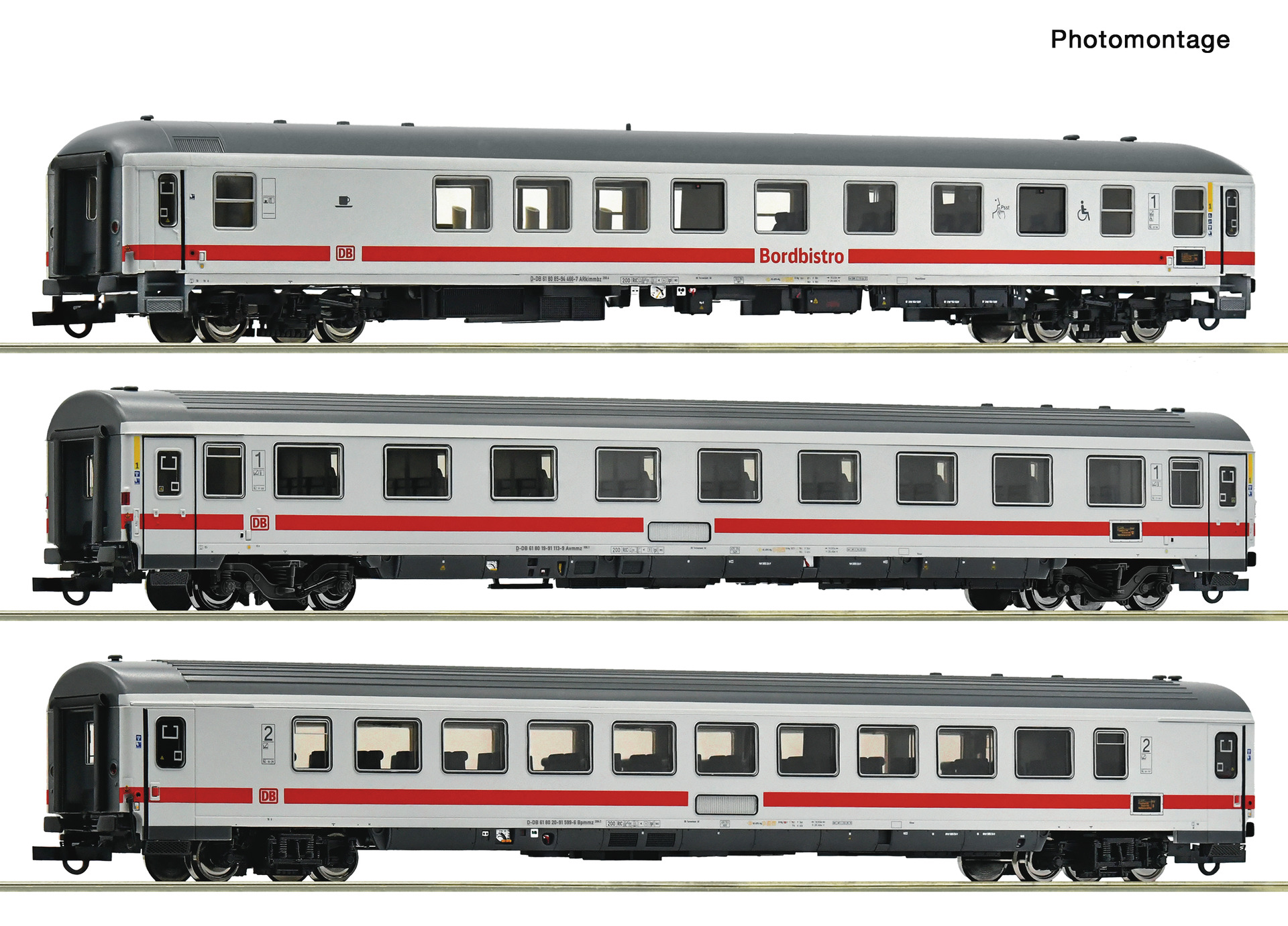 ROCO R6200184 Spur H0 3-tlg. Set 2: IC 2013 „Allgäu“ D229,9