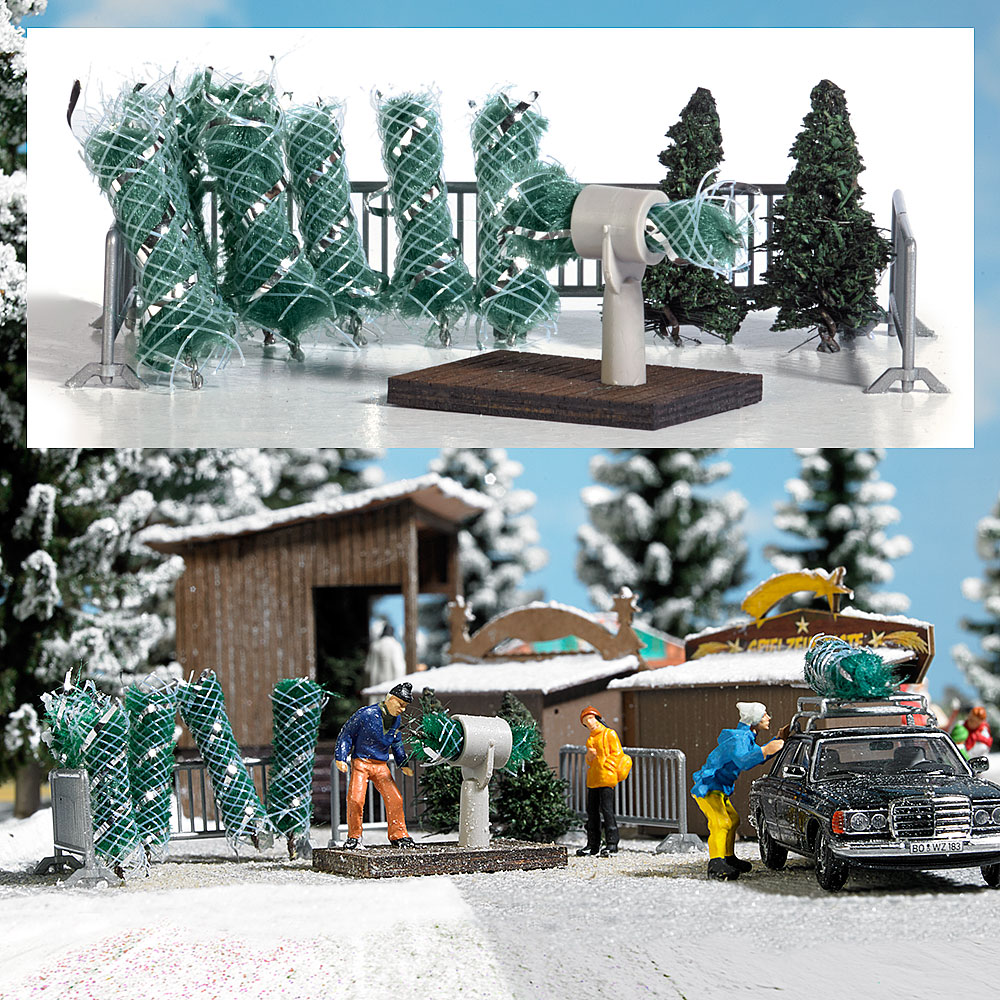 Busch 1182 Spur H0 Weihnachtsbaumverkauf H0           14,99