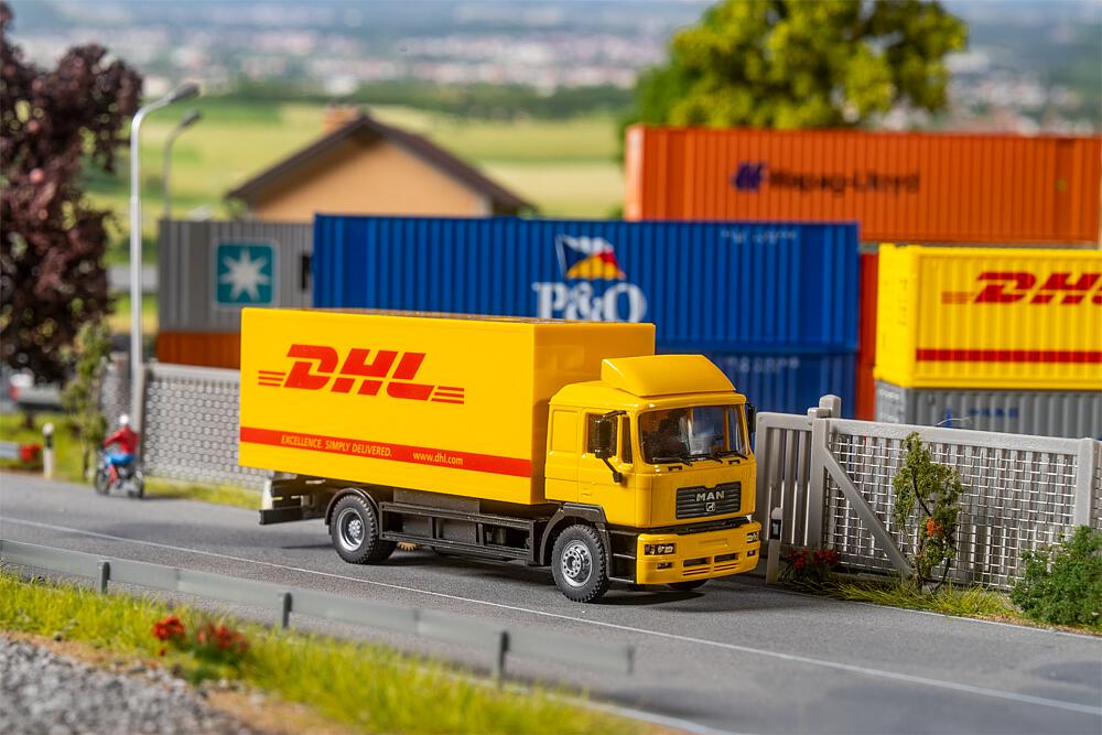 Faller 161326 Spur H0 Car System Digital LKW MAN F 2000 DHL