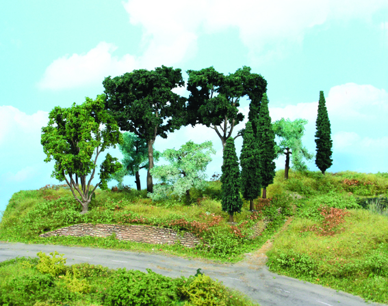 Heki 1774  Mediterranes Baumset, 11 Bäume 8 -17 cm  51