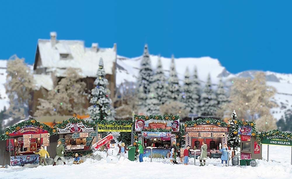 H0     Weihnachtsmarkt H0                       [UVP  29.99]