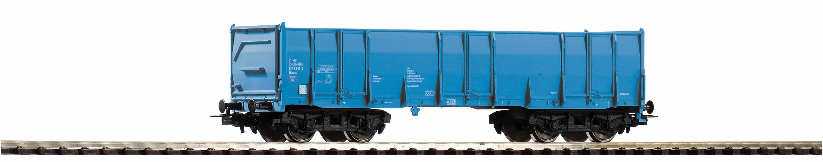Piko 98546B2 Spur H0 Hochbordwagen Eaos SBB blau, #2 Ep 6 ##