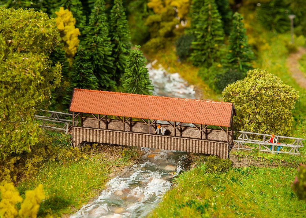 Faller 222574 Spur N Überdachte Fußgängerbrücke          25,
