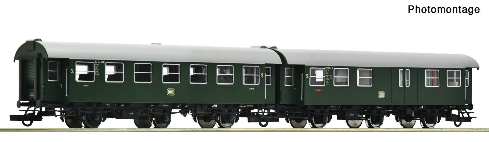 ROCO 6200124 2-tlg. Set 2: Umbauwagen, DB DC          94,9