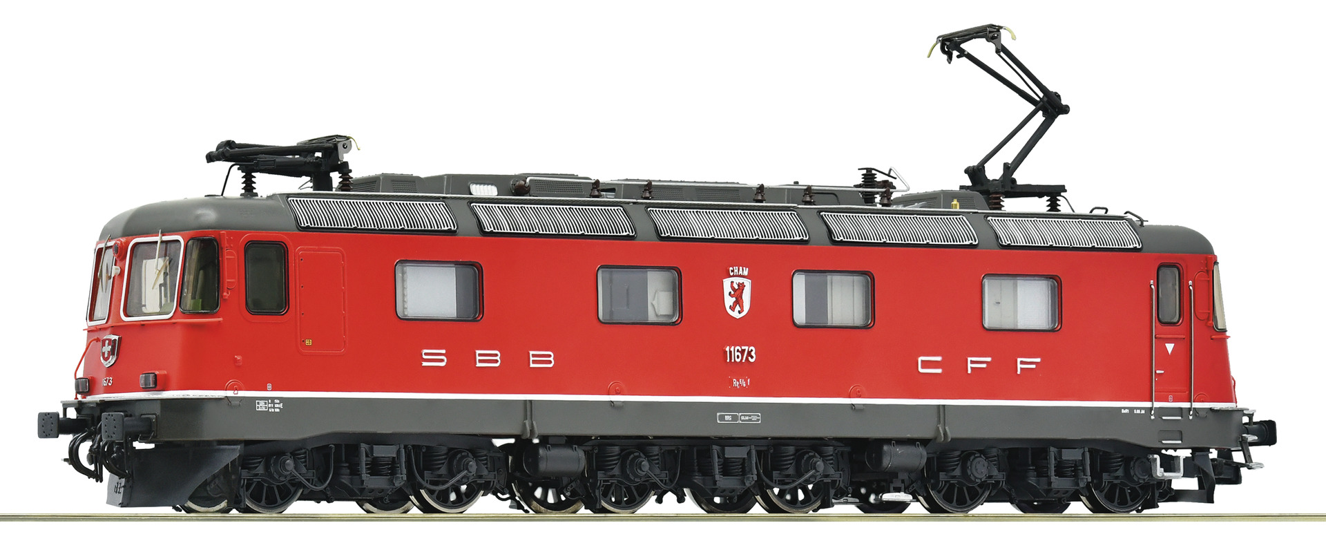 ROCO 7510105 Spur H0 E-Lok Re 6/6 SBB rot DC-Sound DCC394,9