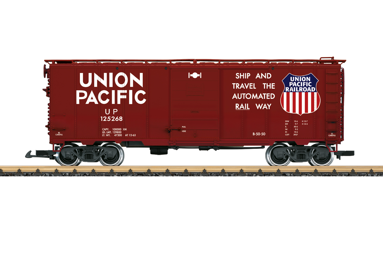 LGB 41919 Spur G Steel Box Car U.P.                   249