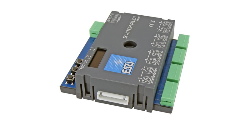 ESU 51831 SwitchPilot 3 Plus, 8-fach Magnetartikeldecoder, D
