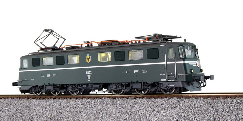 ESU 31530 =+~ E-Lok, H0, AE6/6, 11402 Uri SBB, Dunkelgrün, E