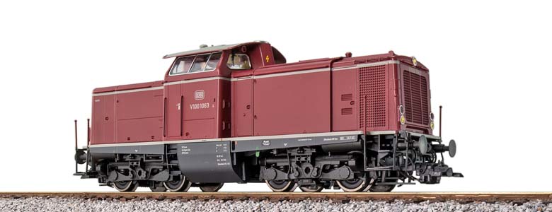 ESU 31570 =+~ Diesellok, H0, V100.10, V100 1063 DB, altrot,
