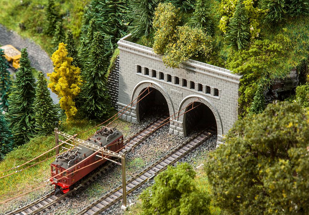 Faller 222500 Spur N Tunnelportale Simplon Nord und Süd