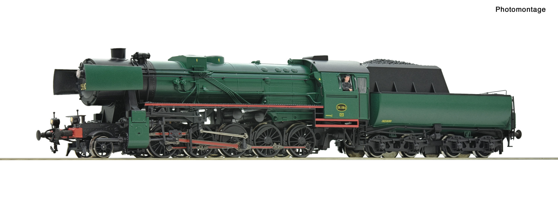 ROCO 78044 Spur H0 Dampflok Serie 26 SNCB AC-Sound AC 509,9