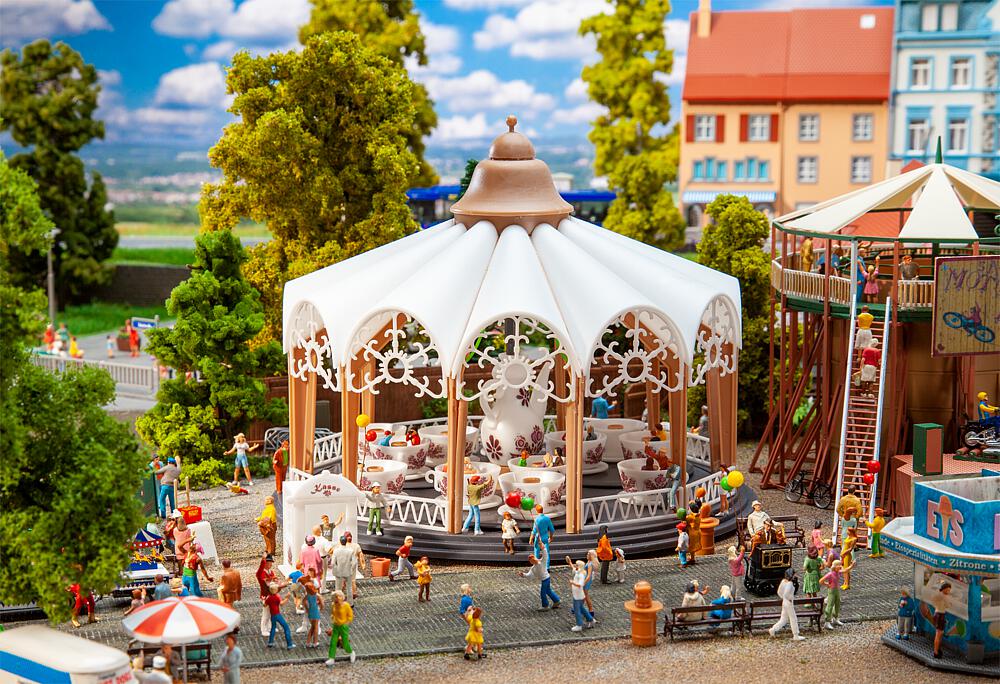 Faller 140335 Spur H0 Karussell Kaffeetassen Heiderosen