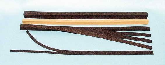 Heki 3180  Korkgleisbettungen H0 3,60 m             19,2