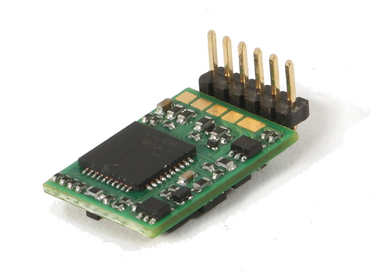 ROCO 10887 Spur H0 DCC-Decoder MX617L 6 pol. abgew. rü54,9