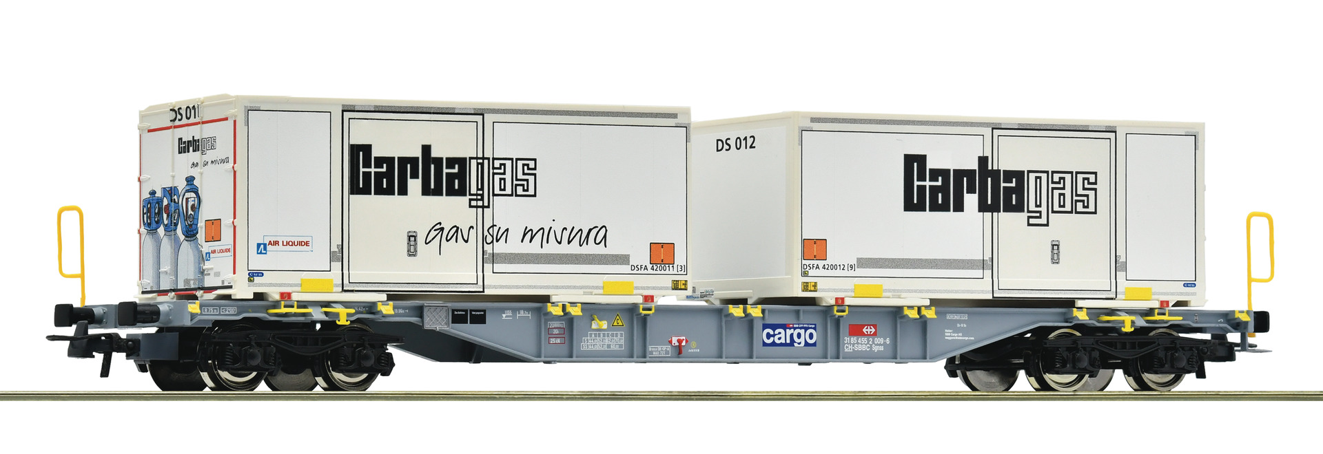 ROCO 6600122 Spur H0 Cont.Tragw. Sgns+Carbagas(Lager Bayern)