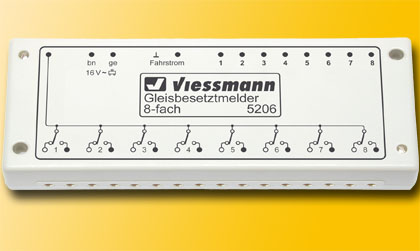 Viessmann 5206 Spur Gleisbesetztmelder, 8-fach     122,95