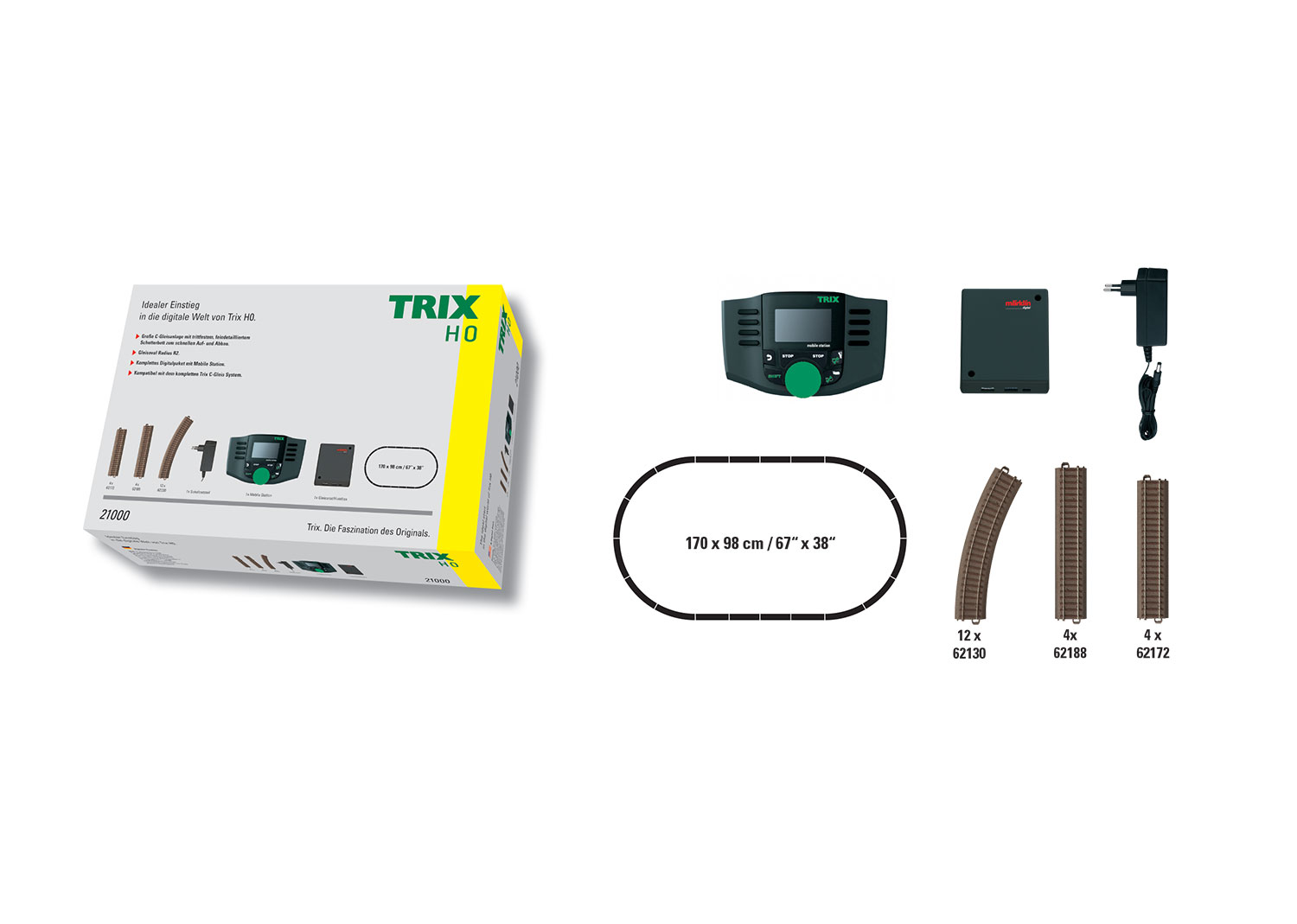 Trix 21000 Spur H0 Digitaler Einstieg                 199
