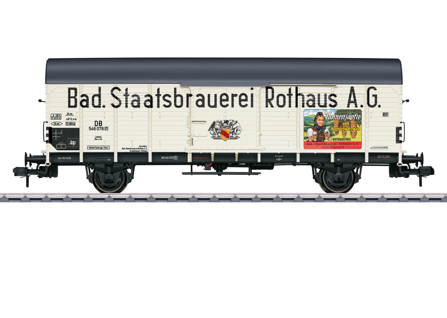 Märklin 58837 Spur 1  Gedeckter Güterwagen GL 11 Tannenzäpfl