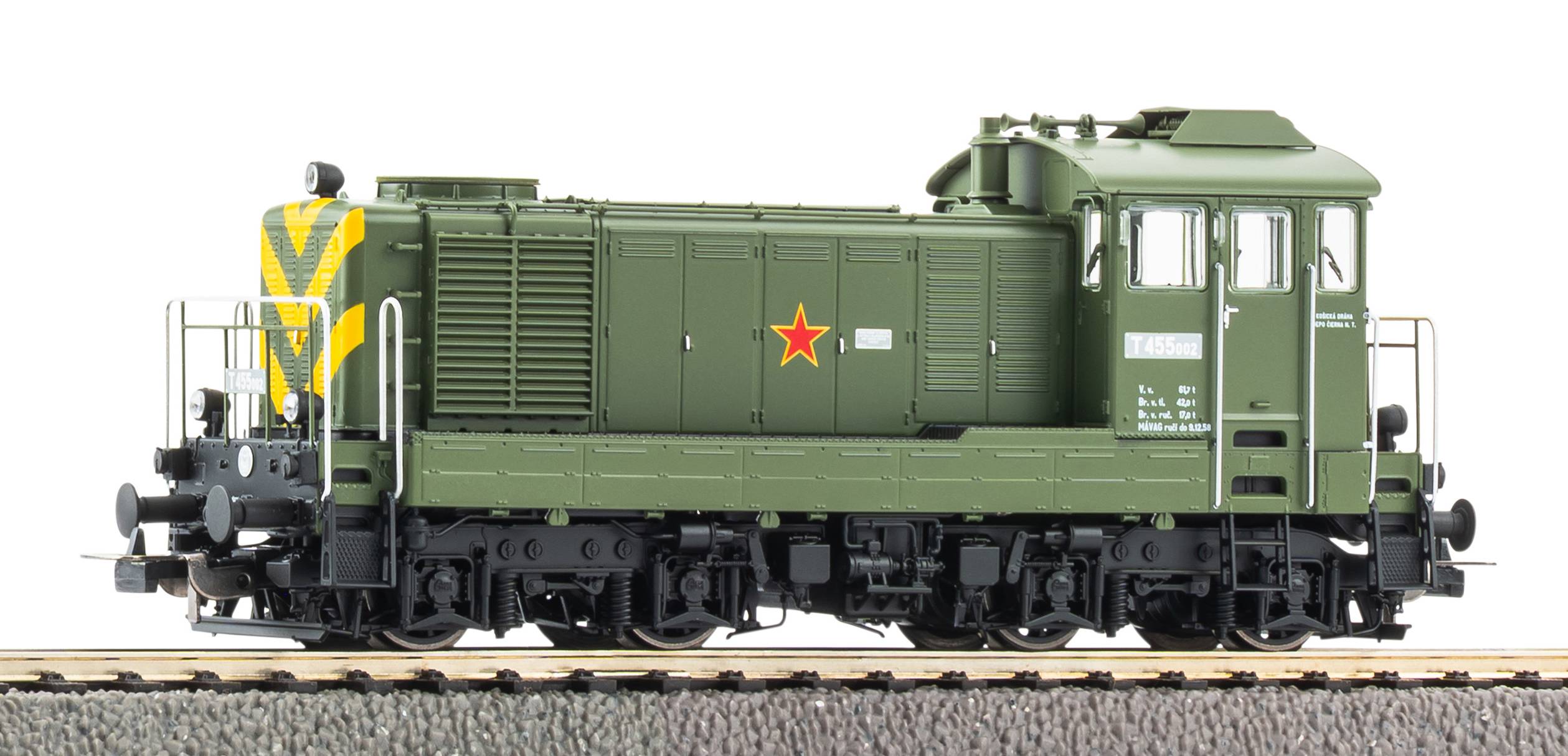 PIKO 52386 Spur H0 ~Sound-Diesellok T455.0 CSD III W319