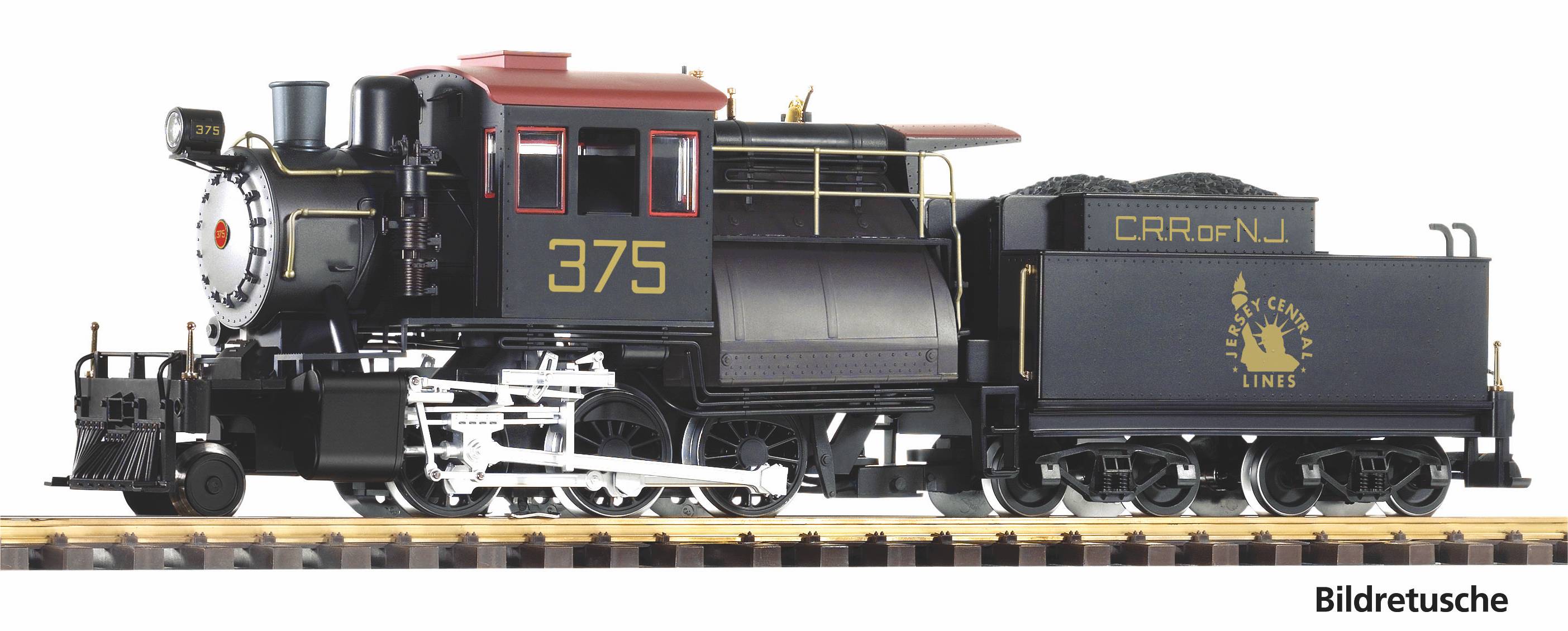 PIKO 38280 Spur G Dampflok mit Tender "Camelback" CN948