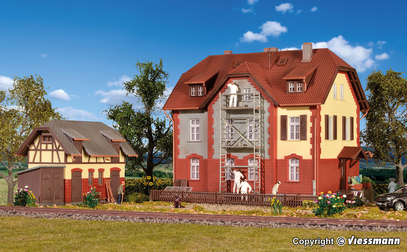 Kibri 39315 Spur H0 Eisenbahner Wohnhaus mit N     58,95