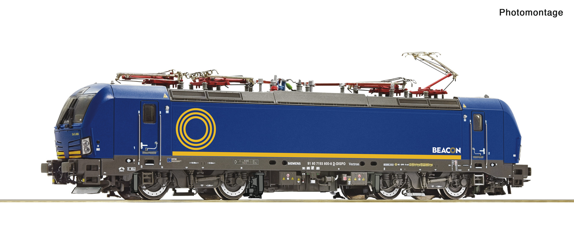ROCO 7520126 Spur H0 E-Lok BR 193 Beacon Rail AC-Sound369,9