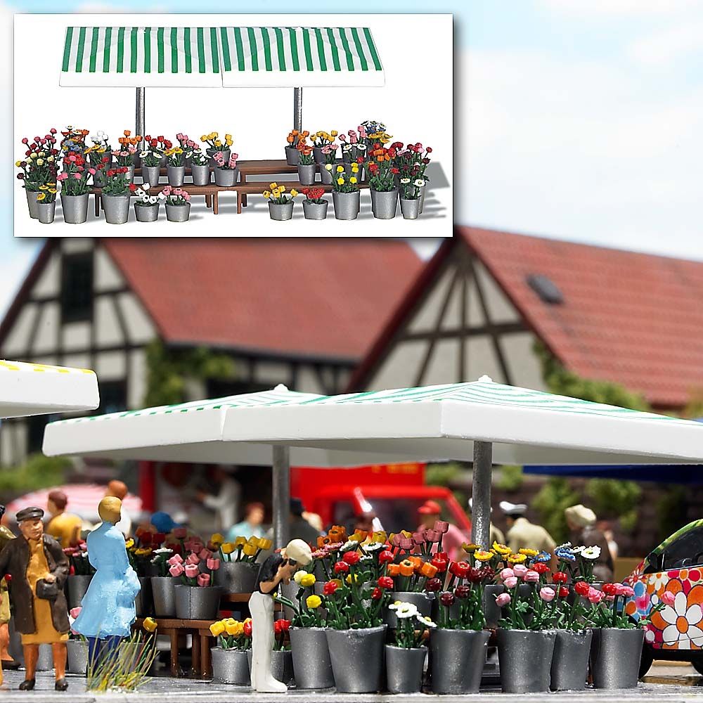 Spur H0  1072 Marktstand Blumen H0                    22,99